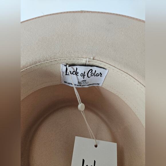 Lack Of Color Ivory Tan Rancher Hat L main image 5